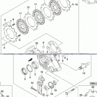 LT,A750X Задний тормоз