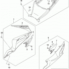 GSX,R600 Обтекатель рамы