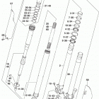 RM,Z250 Передняя вилка