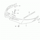 SV650A Fuel tank front cover