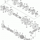 GSX,R600 Трансмиссия