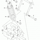 VL800 Втулки заднего рычага