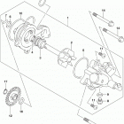 LT,A750X Водяной насос