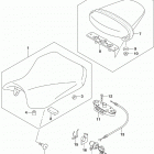 GSX,R600 Сиденье