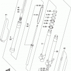 RM85 Передняя вилка