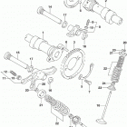 VL800 Распределительный вал  /  клапана