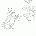 GSX250R,RA Задний бампер