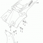 DR,Z125,L Rear fender (dr-z125lm0 e28)