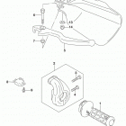 DR650SE Rh handle lever