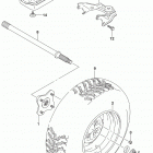 LT,F400F 2020 Lh rear wheel