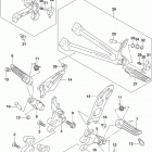 GSX,R600 Подножки