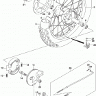 DR,Z125,L Rear wheel (dr-z125lm0 e28)