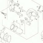 DR,Z125,L Front caliper (dr-z125lm0 e28)
