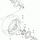 GSX,S1000A,ZA Rear wheel (gsx-s1000za)