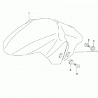 SV650A Front fender (sv650)