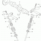 GSX250R,RA Распределительный вал  /  клапана
