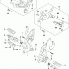 GSX250R,RA Подножки