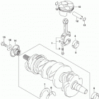 GSX,R600 Коленвал