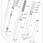 GSX,R600 Передняя вилка