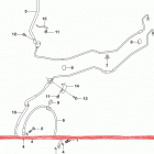 DL1050,XT,XTA Front brake hose (dl1050rc)