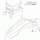 DR200S Headlamp cover