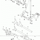 GSX,R600 Механизм  переключения передач