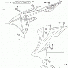 RM,Z450 Кожух радиатора