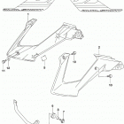DR200S Fuel tank cover