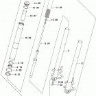 VZR1800 Front fork damper (vzr1800bz)