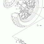 VL800 Front wheel (vl800t)