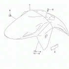 GSX250R,RA Front fender (gsx250rm0 p33)
