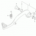 RM,Z250 Педаль тормоза