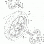 DL1050,XT,XTA Front wheel (dl1050rq)