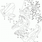 GSX,S1000SA,KATANA 2020 Rear fender lower