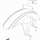 VZR1800 Front fender (vzr1800bz)(see note 1)