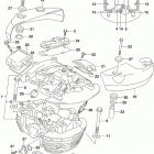 VL800 Cylinder head (rear) (e33)