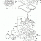 SV650A Головка цилиндров (задняя)