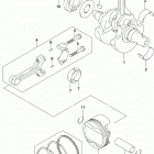 DL1050,XT,XTA Коленвал