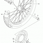 DR,Z125,L Front wheel (dr-z125lm0 e03)
