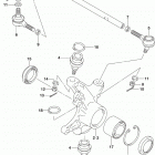 LT,A750X Рулевая ,поворотный кулак