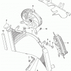 GSX1300RA Радиатор