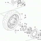 DL1050,XT,XTA Rear wheel (dl1050rq)