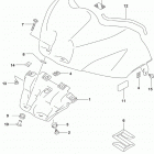 GSX,R1000 Fuel tank front cover (gsx-r1000a:e33)