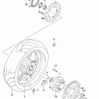 SV650A Rear wheel (sv650xa)