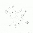 008 - F3 T - Barely Blue (Built After Sept. 2020) 08- electric - wiring harness console - 710006929 ...