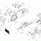 003 - RYKER Rally Edition 900 ACE 09- body - hood   /   grill   /   driver seat   / ...