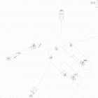 003 - F3 S SE6 10- electrical harness console - except canada usa