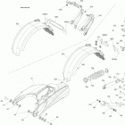 002 - RYKER STD 900 ACE 08- suspension, rear - std - swing arm - shock - f...