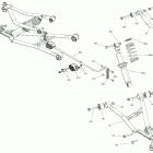 002 - RYKER STD 900 ACE 07- suspension, front - a arms - shocks