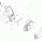 002 - RYKER STD 900 ACE 02- air intake - engine - air filter - air box